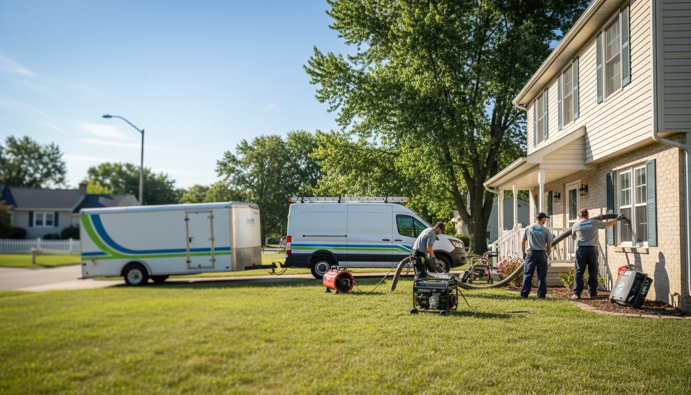 Flooded Basement Restoration And Cleanup With Repair in Isabel, KS near me
